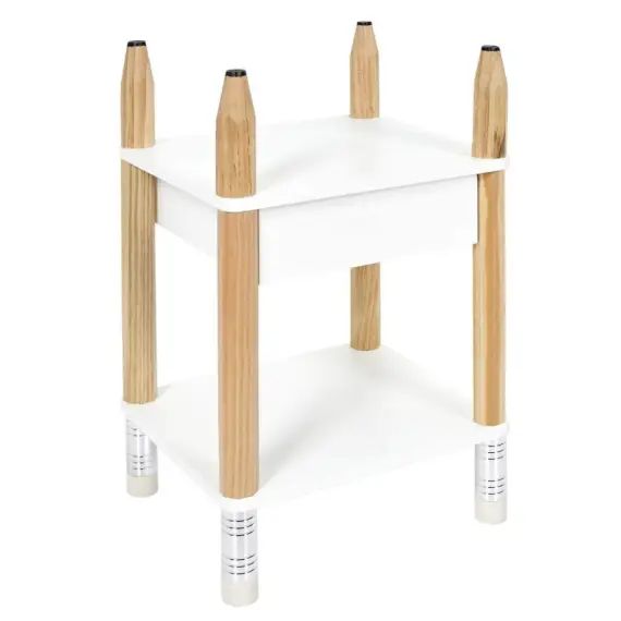 Table de chevet pour enfants crayons