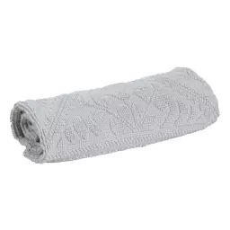 Tapis de Bain  en coton craie 54 x 64