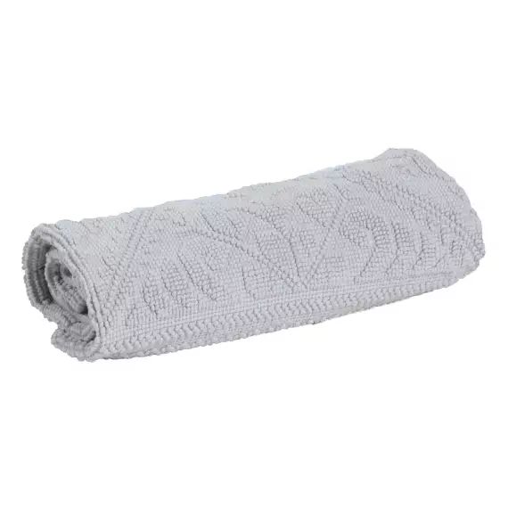 Tapis de Bain  en coton craie 54 x 64