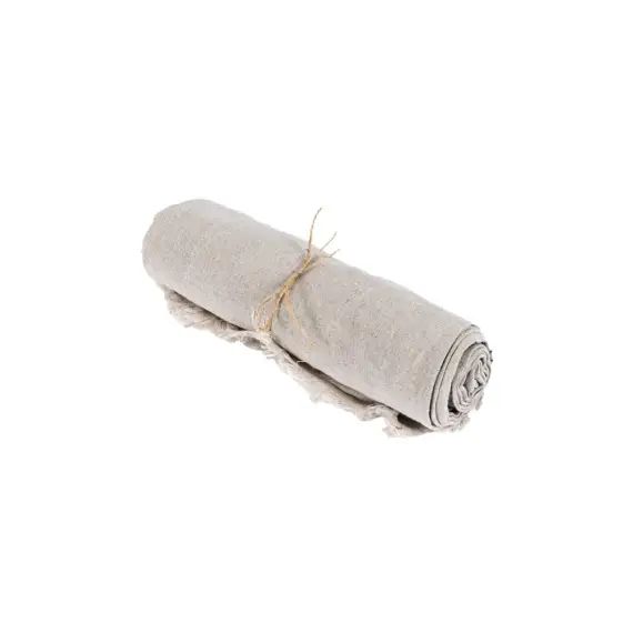 Nappe en lin beige 150×150