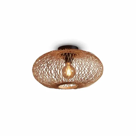 Plafonnier bambou  naturel, h. 20cm