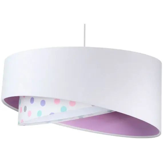 Suspension Tissu Blanc 50x50x105 cm
