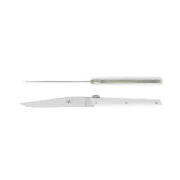 Couteau de table JY ‘S en Plastique, Acrylique – Couleur Blanc – 23 x 18.17 x 18.17 cm – Designer Olivier Gagnère
