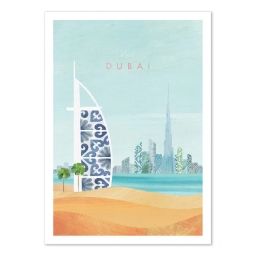 VISIT DUBAI –  Affiche d’art 50 x 70 cm