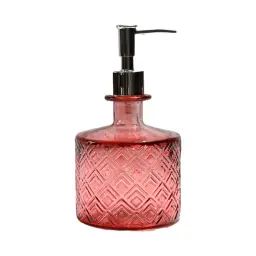 Distributeur de savon verre recyclé  petale 17,5 cm