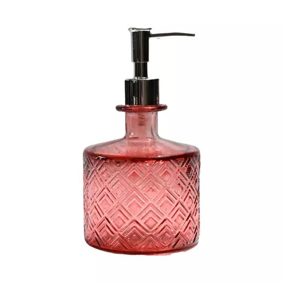 Distributeur de savon verre recyclé  petale 17,5 cm