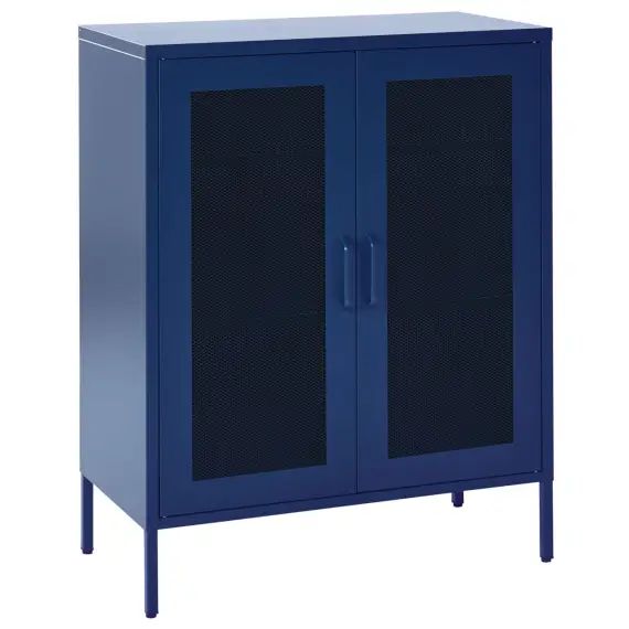 Buffet en acier bleu marin