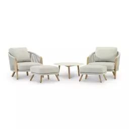 Ensemble salon de jardin 4 places