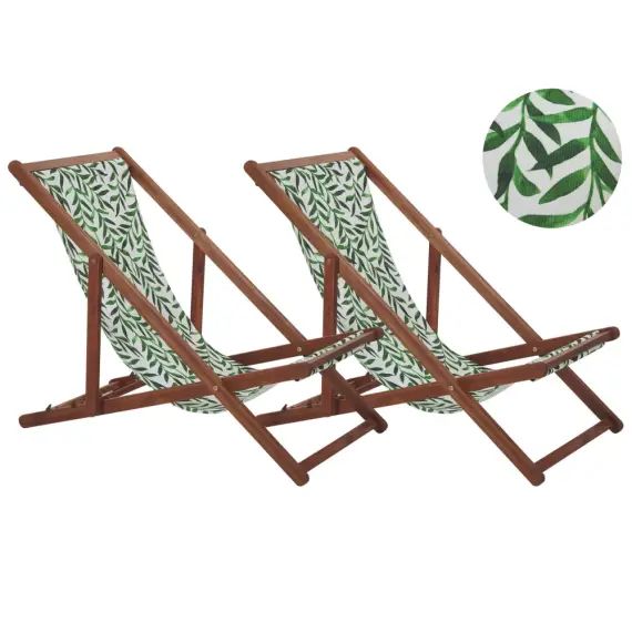 Chaise longue en bois solide blanc