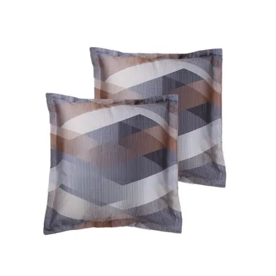 Lot de 2 Taies d&rsquo;oreiller 63×63 cm satin de coton