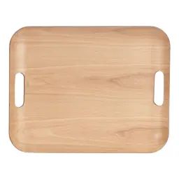 Plateau classic 45×36 cm naturel en bois marron