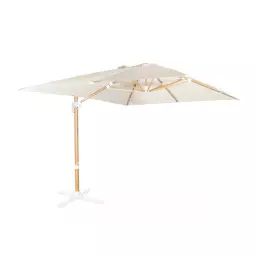 Parasol déporté rectangulaire 3x4m excentré inclinable