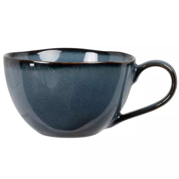 Mug en grès bleu