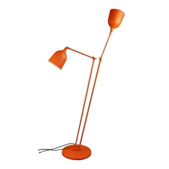 Lampadaire en métal orange
