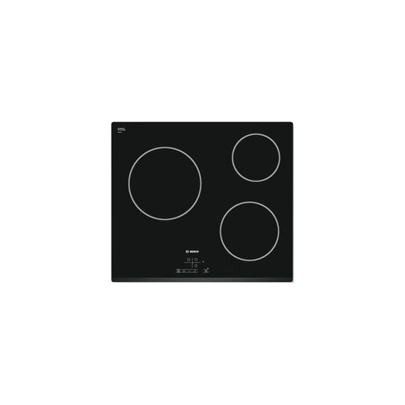 Table vitrocéramique BOSCH PKM631B17E 3 foyers Noir