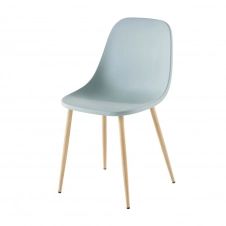 Chaise contemporaine bleu gris Fibule