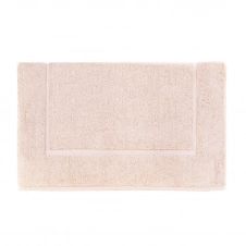 Tapis de bain uni en coton rose Sorbet 60×100