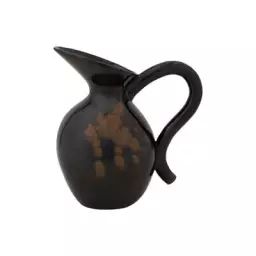 Carafe Verso en Céramique, Grès émail réactif – Couleur Marron – 28.85 x 26.6 x 27.5 cm – Designer Trine Andersen