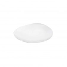 Assiette dessert en porcelaine blanche blanc 22 cm – Lot de 6