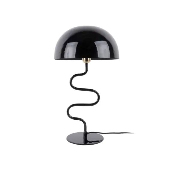 Lampe à poser torsadée métal noir H54cm