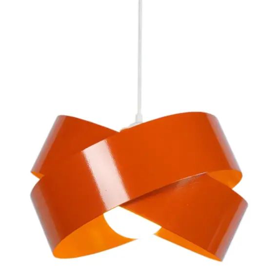 Suspension métal orange