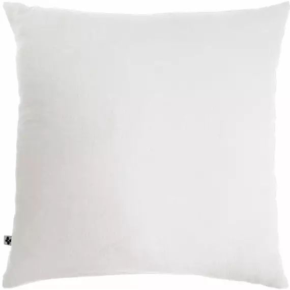 Taie d’oreiller gaze de coton blanc 60×60 cm