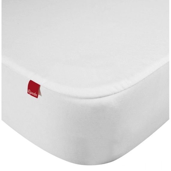 Drap housse protège matelas imperméable 2 en 1  blanc 90×190/200