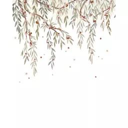 Papier peint décor eucalyptus blooming l vert