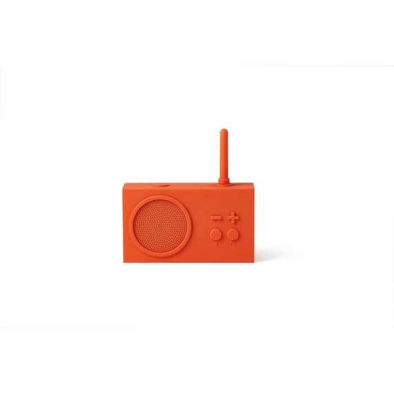 Enceinte Bluetooth et Radio en Gomme Orange