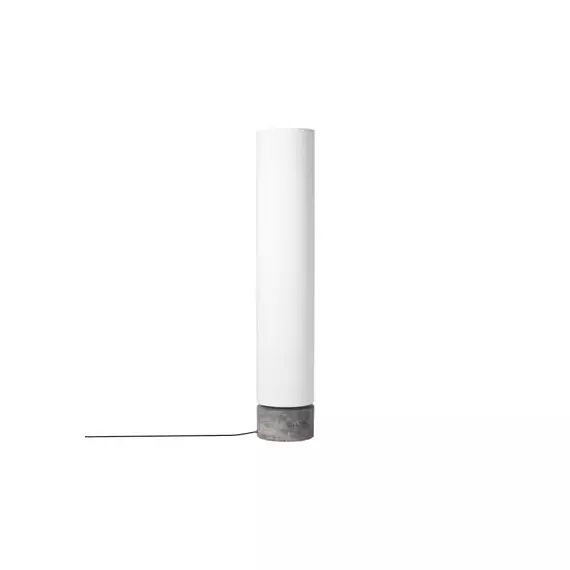 Lampadaire Unbound en Tissu, Lin – Couleur Blanc – 180 x 51.68 x 120 cm – Designer Space Copenhagen