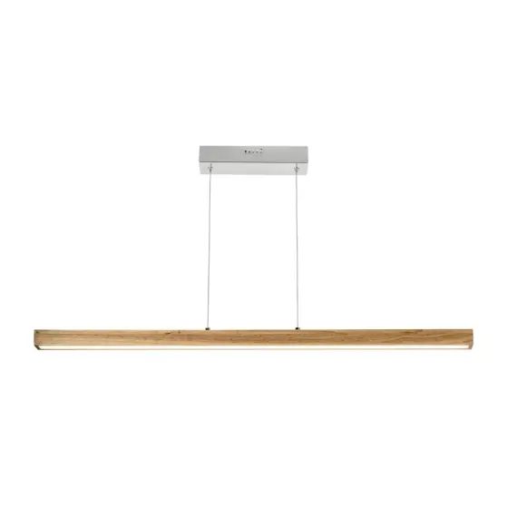 Suspension en métal et bois 120cm