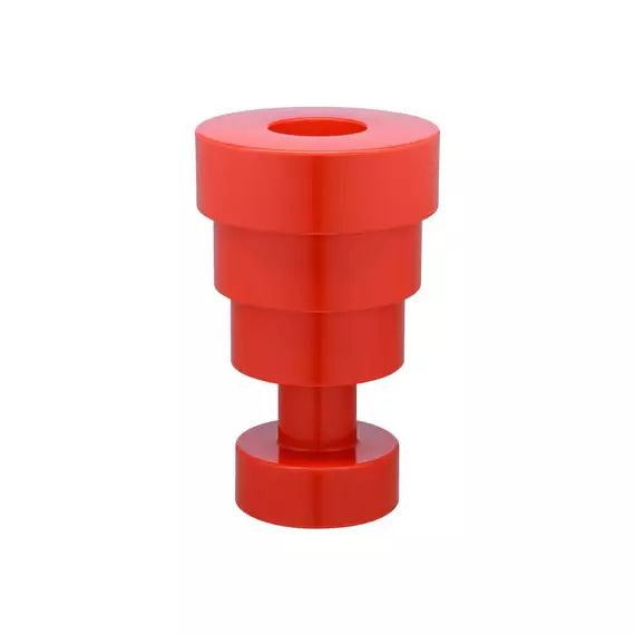 Vase  goes Sottsass en Plastique, Technopolymère thermoplastique teinté dans la masse – Couleur Rouge – 51.68 x 51.68 x 48 cm – Designer Ettore Sottsass