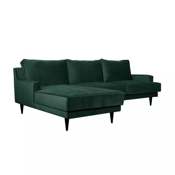 Canapé d’angle tissu velours Oscar CAMIF EDITION