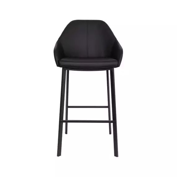 Tabouret de bar H.73 FABIO noir