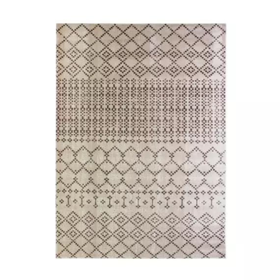 Tapis pour intérieur-extérieur motif berbère sable 160×230