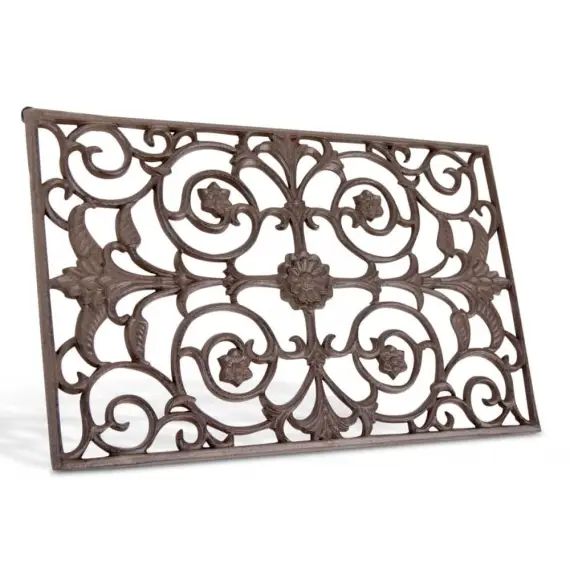 Paillasson Rectangulaire Fonte Marron 62.5x2x39cm