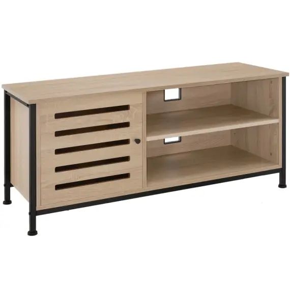 Meuble pour téléviseur TV Style industriel Bois clair industriel,