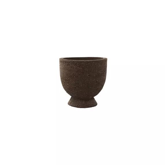 Vase Terra en Céramique, Argile – Couleur Marron – 15 x 15 x 15 cm