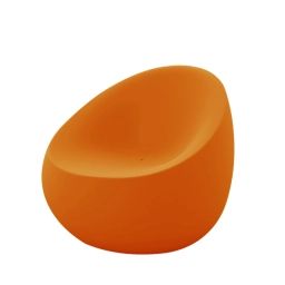 Chaise Stone Lounge Plastique orange 88x76x81 cm