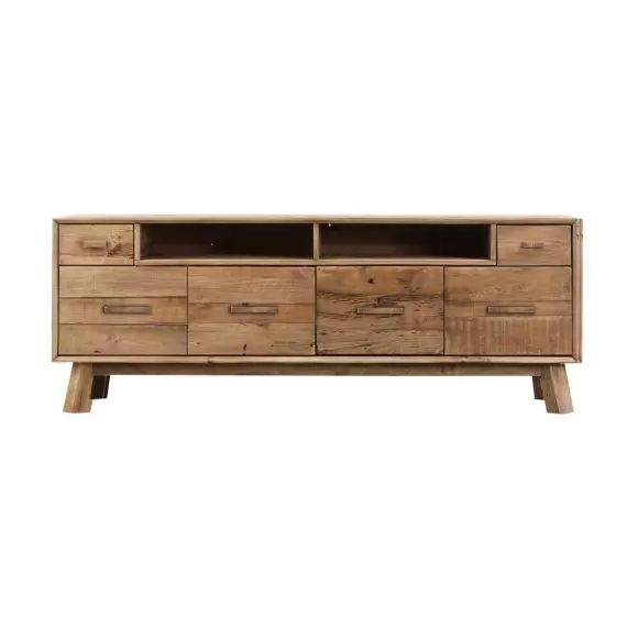 Meuble TV en bois marron 180 cm