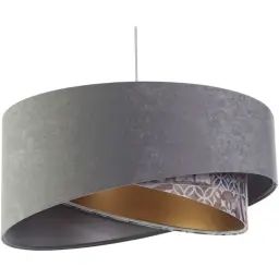 Suspension Tissu Gris 50x50x23 cm