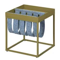 Table d&rsquo;Appoint Verte avec Porte-Brochure