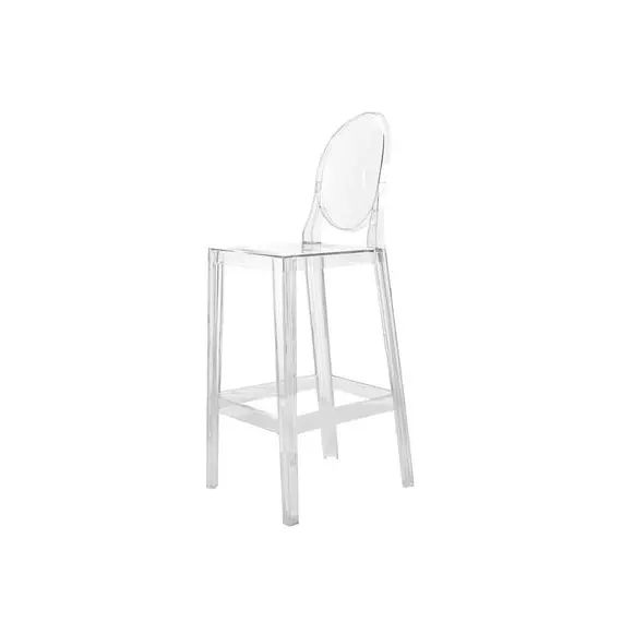 Chaise de bar Ghost en Plastique, Polycarbonate – Couleur Transparent – 65 x 38 x 100 cm – Designer Philippe Starck