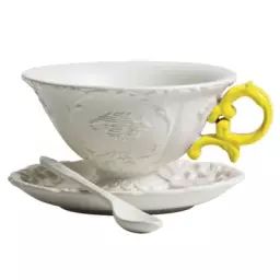 Tasse à thé I-Wares en Céramique, Porcelaine – Couleur Jaune – 12 x 40 x 5.1 cm – Designer Selab