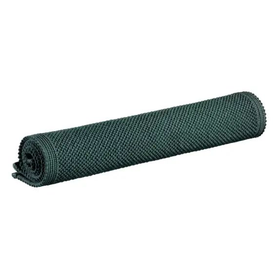 Tapis de bain uni  en coton prusse 54 x 110