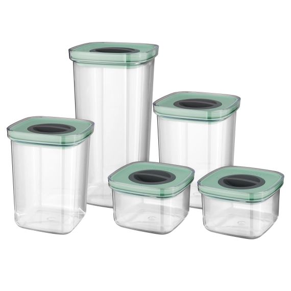 Récipients alimentaires herméthiques en pvc set de 5 pcs