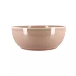 Assiette poké bowl en grès rose Ø18cm