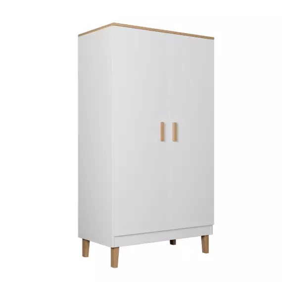 Armoire 2 portes blanc