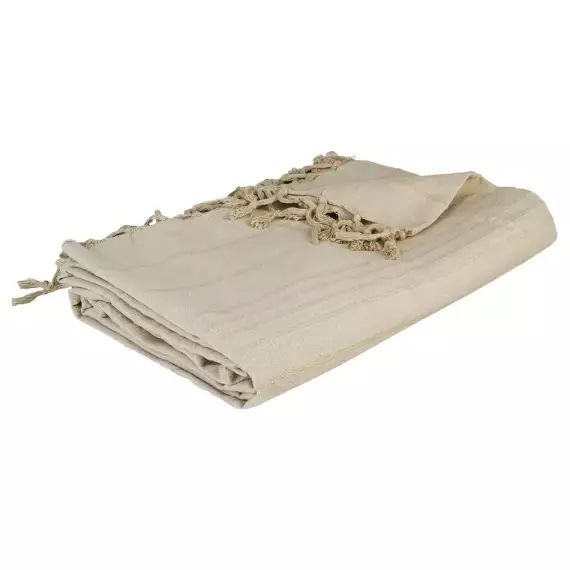 Couvre lit  coton Lin 160 X 220