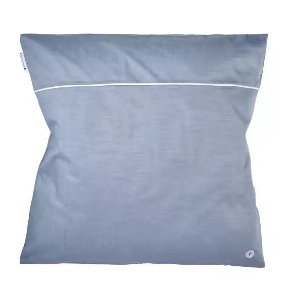 Housse de couette bébé coton bleu 80×80 cm